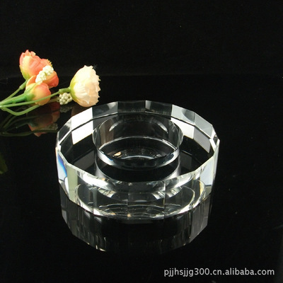 【厂家直销 家居精品 水晶烟灰缸 现货刻字定制 商务礼品】价格,厂家,图片,其他烟具及用品,浦江县精华水晶加工厂-